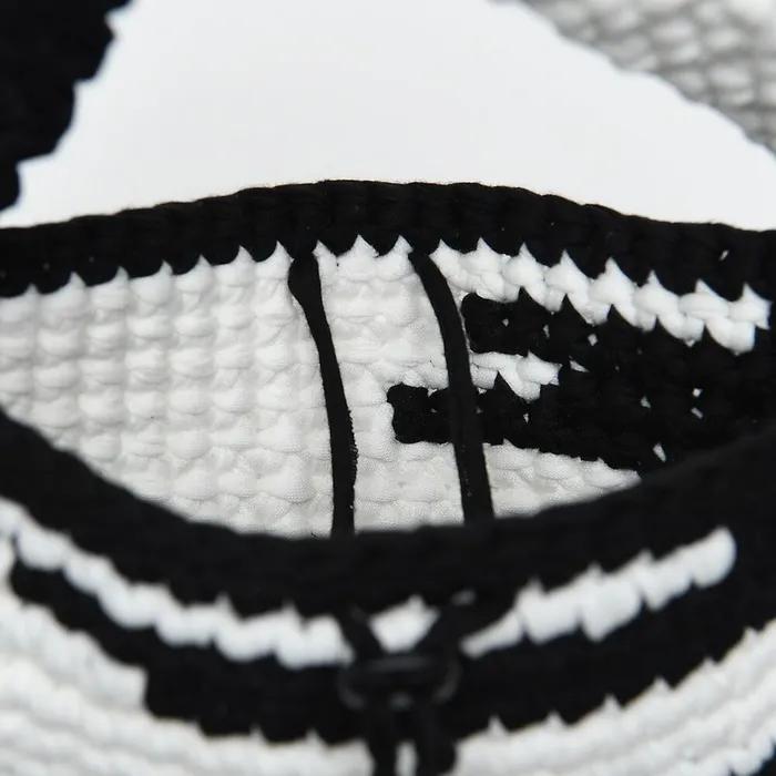Becky Knit Bag_Black White