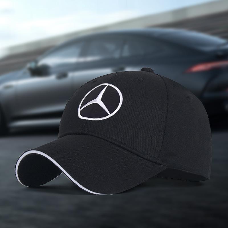 Car Baseball Caps Adjustable Casual Caps Embroidery Logo for Mercedes Benz A B C S Class AMG GLA CLA GLC W176 W221 Car Ornaments QF1
