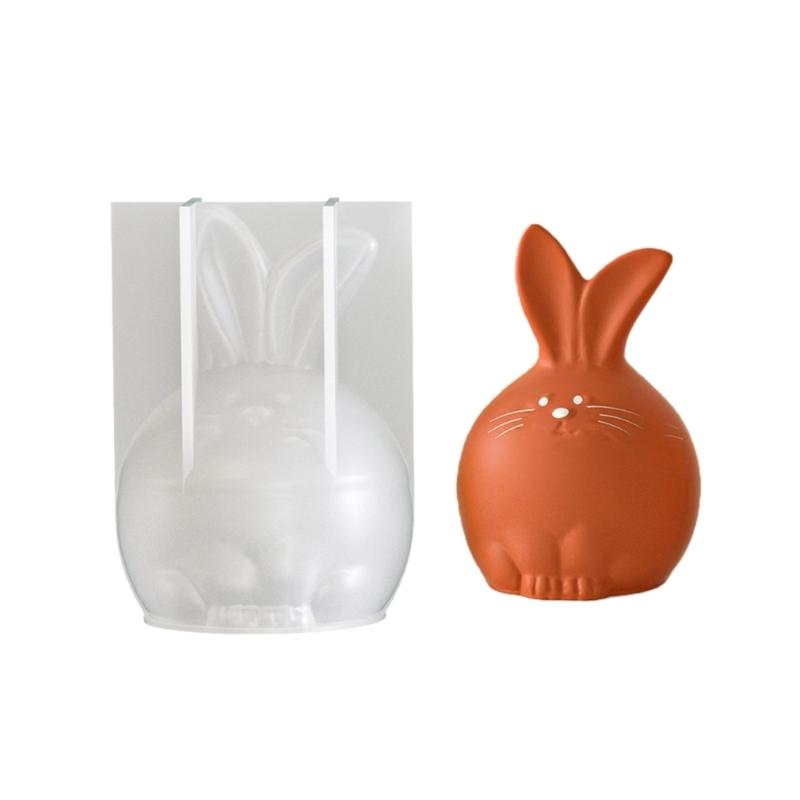 Rabbit Candle Crafting Mold Silicone Mould for Unique Handmade Crafts Epoxy Resin Wedding Decoration Making Mold