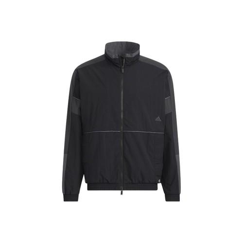 

adidas Colorblock Long-Sleeve Sports Jacket for Men, Black XL чёрный