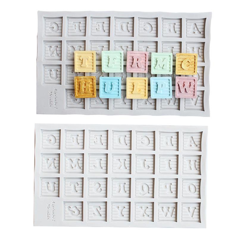 Bunting Alphanumeric Mould Silicone Mold Fondant Cake Tool Gumpaste Sugarcraft