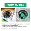 Garbage Disposal Cleaner Tablets Convenient Household Cleaning Solution 12pcs Cleaning Sheets Trash Disposers