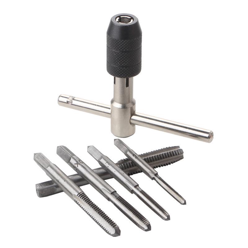 

T-Type Wire Tap Twister Set, 6-Piece Hand Tap M3-8