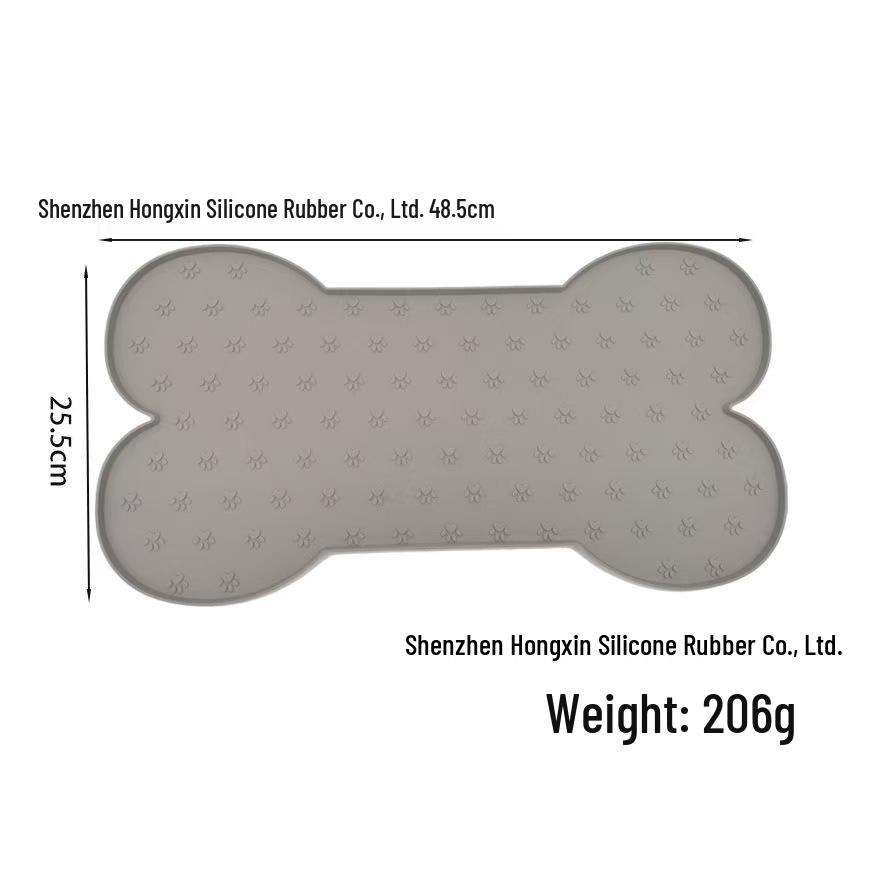 Large Silicone Pet Feeding Mat - Easy Clean, Non-Slip, Waterproof, Foldable for Cats & Dogs
