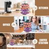 Coffee Pods Holder 40 Capacity Storage Organizer 360 Degrees Rotation Stand Metal Coffee Capsule Holder for Kitchen Counter