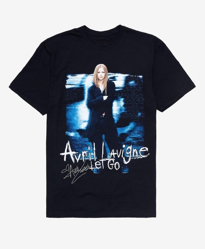 Retro Avril Lavigne Let Go Album Cover Tour Unisex All Size Shirt 22D597 Unisex T-Shirt XXXL