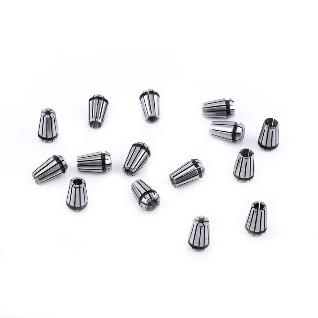 15pcs ER11 Spring Collet Set for CNC Engraving Machine & Milling Lathe Tool