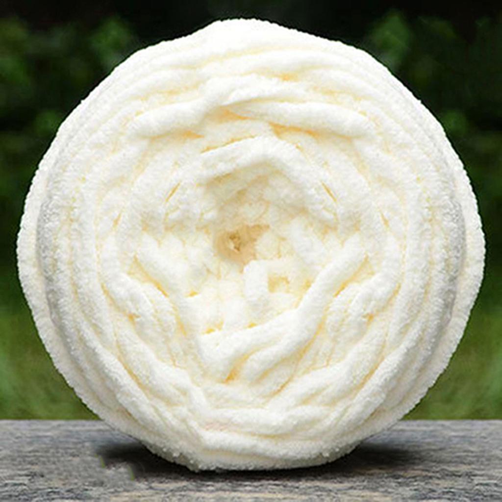 DIY Mjuk Scarf Tröja Handduk Tjock Garn Stickning Handduk Garn Ball