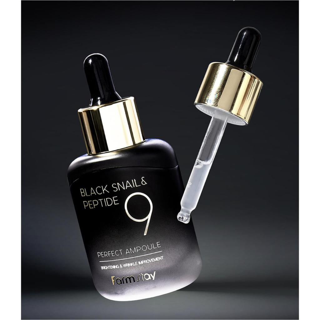 Farmstay Black Snail & Peptide 9 Perfect Cream 55ml + Ampoule 35ml