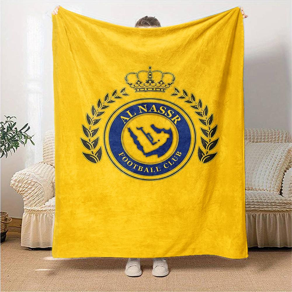 1pc Football Team (27) Blanket, Gift, for Men and Women, Soft Blanket, Good for Sofa Bed Couch Travel, Lightweight Flannel Blanket