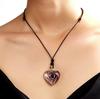 Creative Cloisonné Enamel Heart Pendant Necklace - Valentine's Day Gift for Her