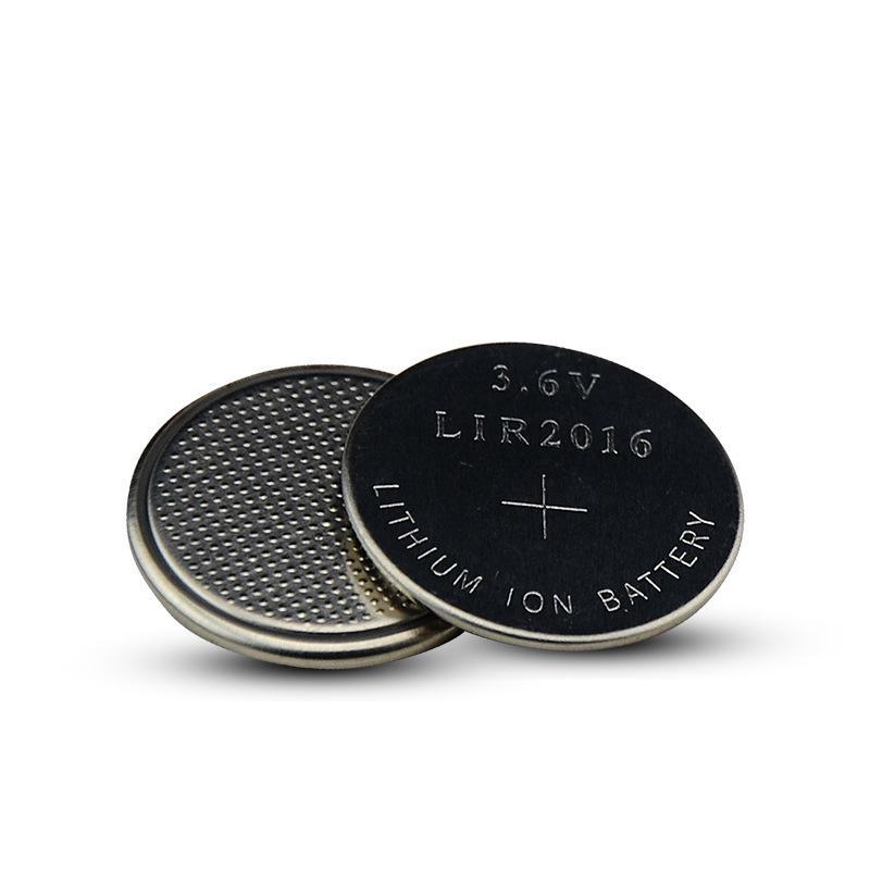 

LIR2016 3,6 В аккумуляторная батарейка-таблетка — заменяет CR2016 для автомобильных ключей, перезаряжается до 500 раз LIR 2016