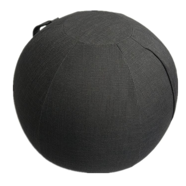 Breathable, Anti-Pilling Cotton Linen Yoga Ball Cover, 55cm