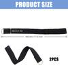 2pcs Reinforced Stroller Wristband With Soft Tear Resistant Design For Child Pram Pushchair Stability Quick Installation