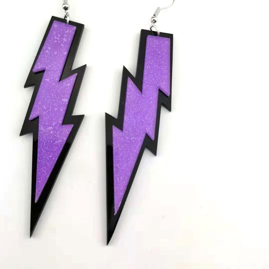 1 Pair Ear Flash Stylish Ear Pendant Delicate Fashion Earrings Accessory Party Drops Favors Hoop for Banquet Daily Dress
