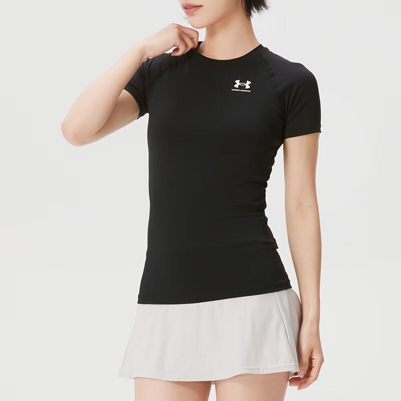 Under Armour Tight Breathable Quick-Dry Training Yoga T-Shirt Women tops 1365460-008