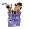 Powder Brush Holder Satin Bow Bag Makeup Holder, 3D Printed Beauty Tool Organizer for Desk, Large Bowknot Pouch Pencil Storage Container Capacity