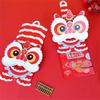 Chinese New Year Red Envelopes Eye Catching Red Envelopes In Chinese Lions Head Style For Festive Gift Giving
