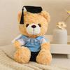 Graduation Cap Bear Plush Toy – Commemorative Gift and Decorative Couple Doll