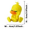 3D Printed Creative Duck Desktop Ornament – Quirky Cute Duck Prank Birthday Gift
