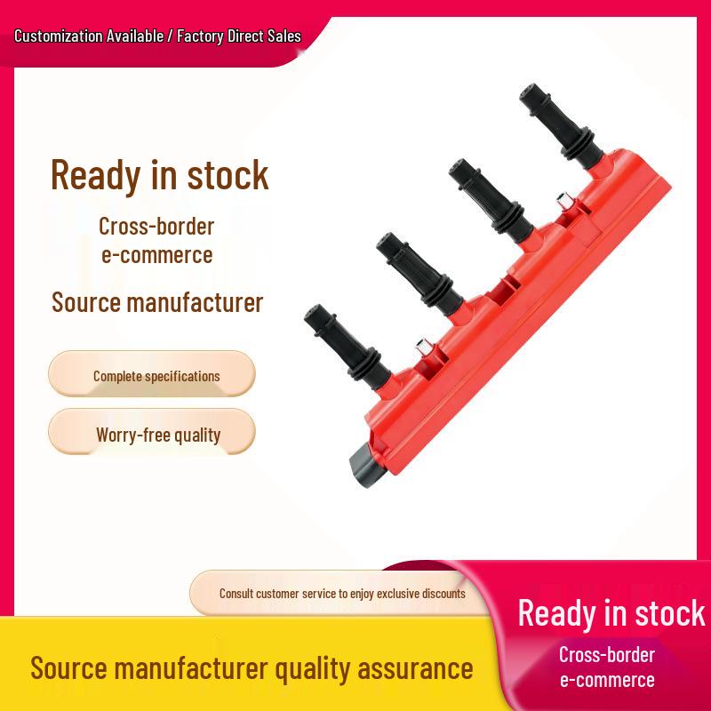 Red Ignition Coil 55579072, 1208092, 55573735 - Compatible with Buick and Chevrolet 4-cylinder