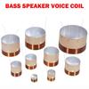 20.5mm~99.5mm Speaker Voice Coil White Aluminum Bass Speaker Voice Coil Voice Coil Repair