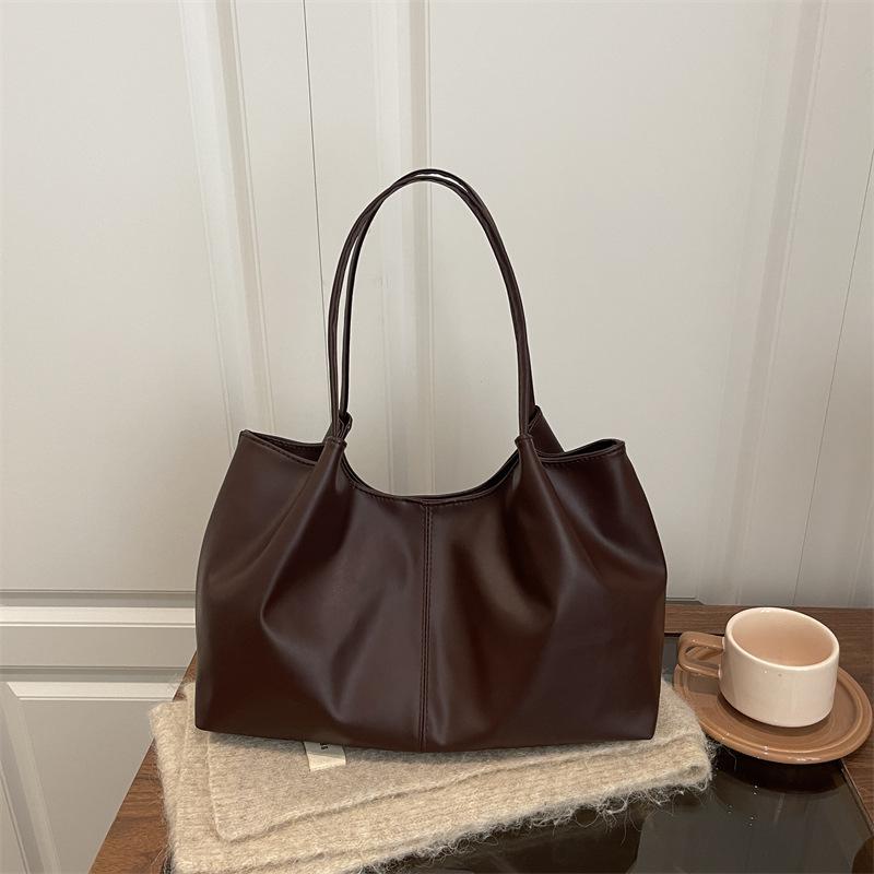 New large-capacity commuter bag women's popular shoulder underarm bag casual versatile fashion simple tote bag