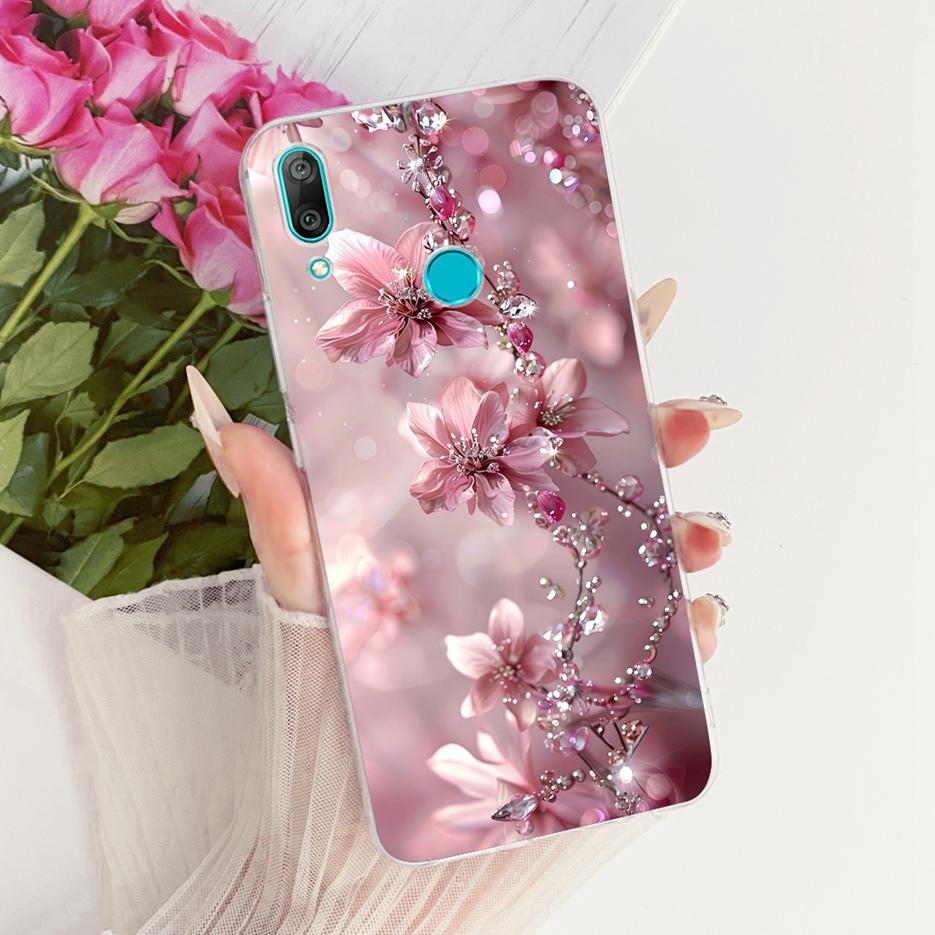 For Huawei Y7 Prime 2019 Case DUB-LX3 Cute Lion Fashion Painted Cover Soft Slim Phone Case For Huawei Y7 Pro 2019 Y 7 2019 Shell