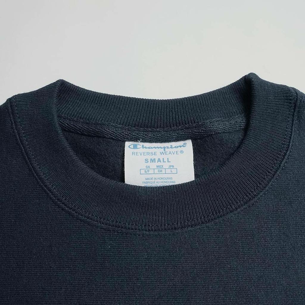Champion S149 Reverse Weave Crew Neck Sweatshirt with Solid Blue Oxford XL Tag, Gray, [Used]