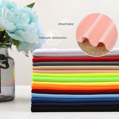 100*150cm Tecidos de malha de secagem rápida Tecido de costura artesanal para camisetas esportivas DIY Sapatos Bolsas Sofá Material de pano de malha respirável