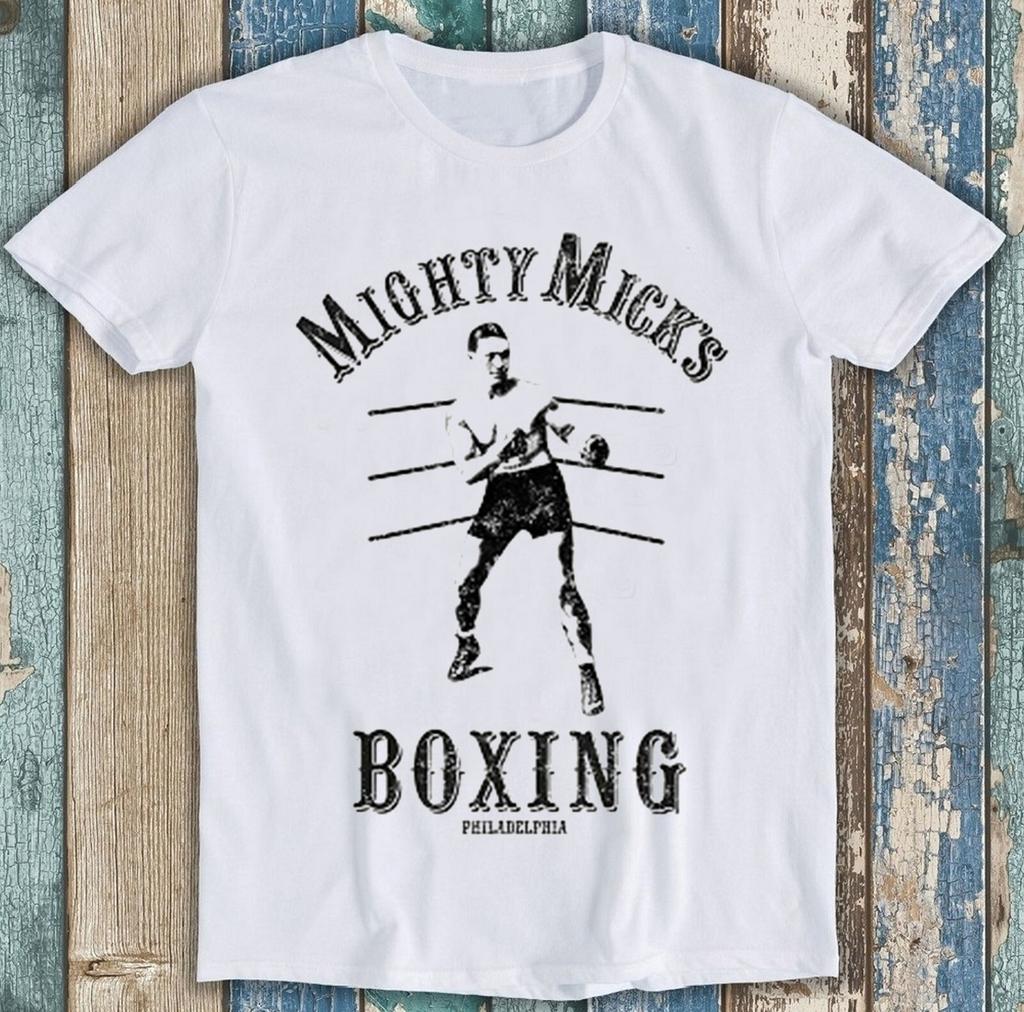 Mighty Micks Boxing Philadelphia 1976 GYM Meme Funny Gift Tee T Shirt 2475