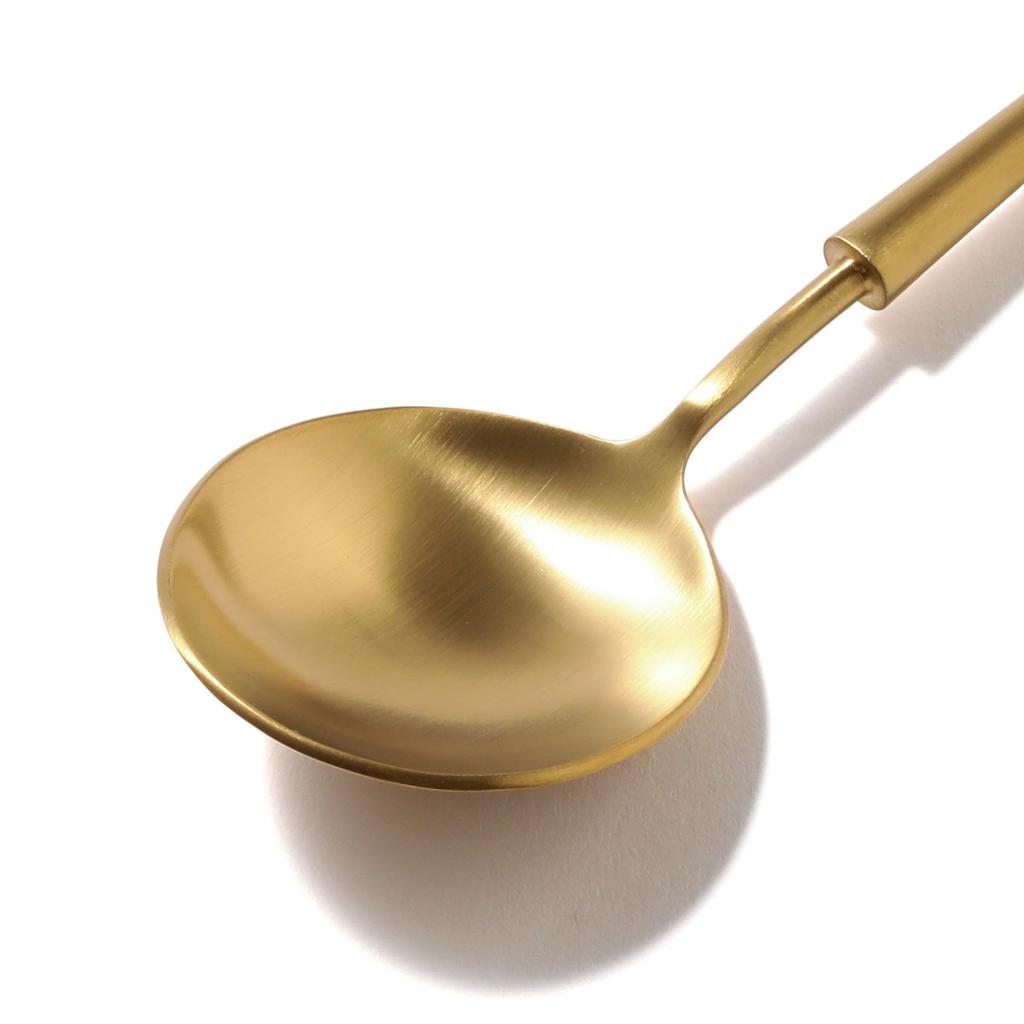 Francfranc Pair of Cutlery, 6-Piece Dinner Set, Gold