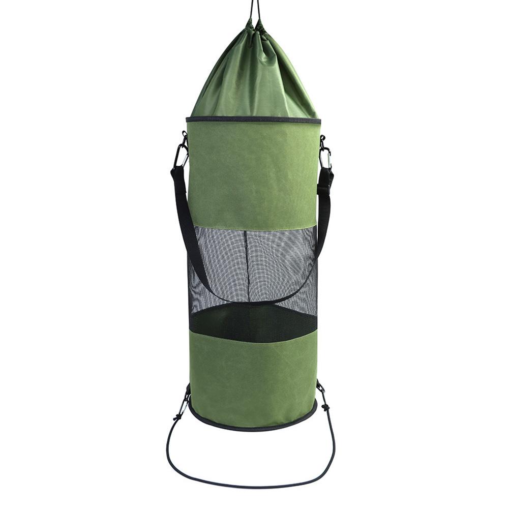 Boat Trash Bag Portable Garbage Marine Pontoon Accessories Waste Portable Pouch Reusable Trapper Bag Kayak Camping Rubbish Bags