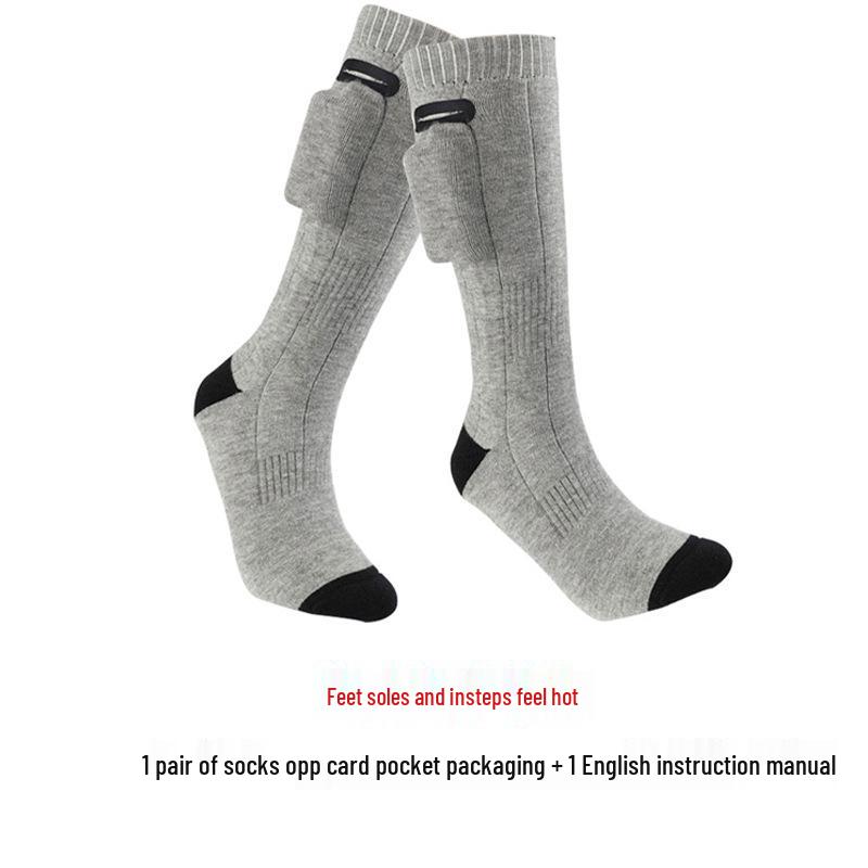 Smart USB-Controlled Heated Knee-High Socks