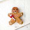 1pc Foam Ball Snowflake Gingerbread Man Christmas Tree Ornaments Set DIY Xmas Decorations Hanging Pendants for Home Party Gifts