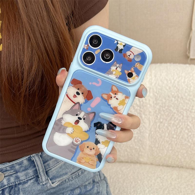 Cartoon Yuanbao Cat & Dog iPhone 17/16 Pro Max/15/14 Case