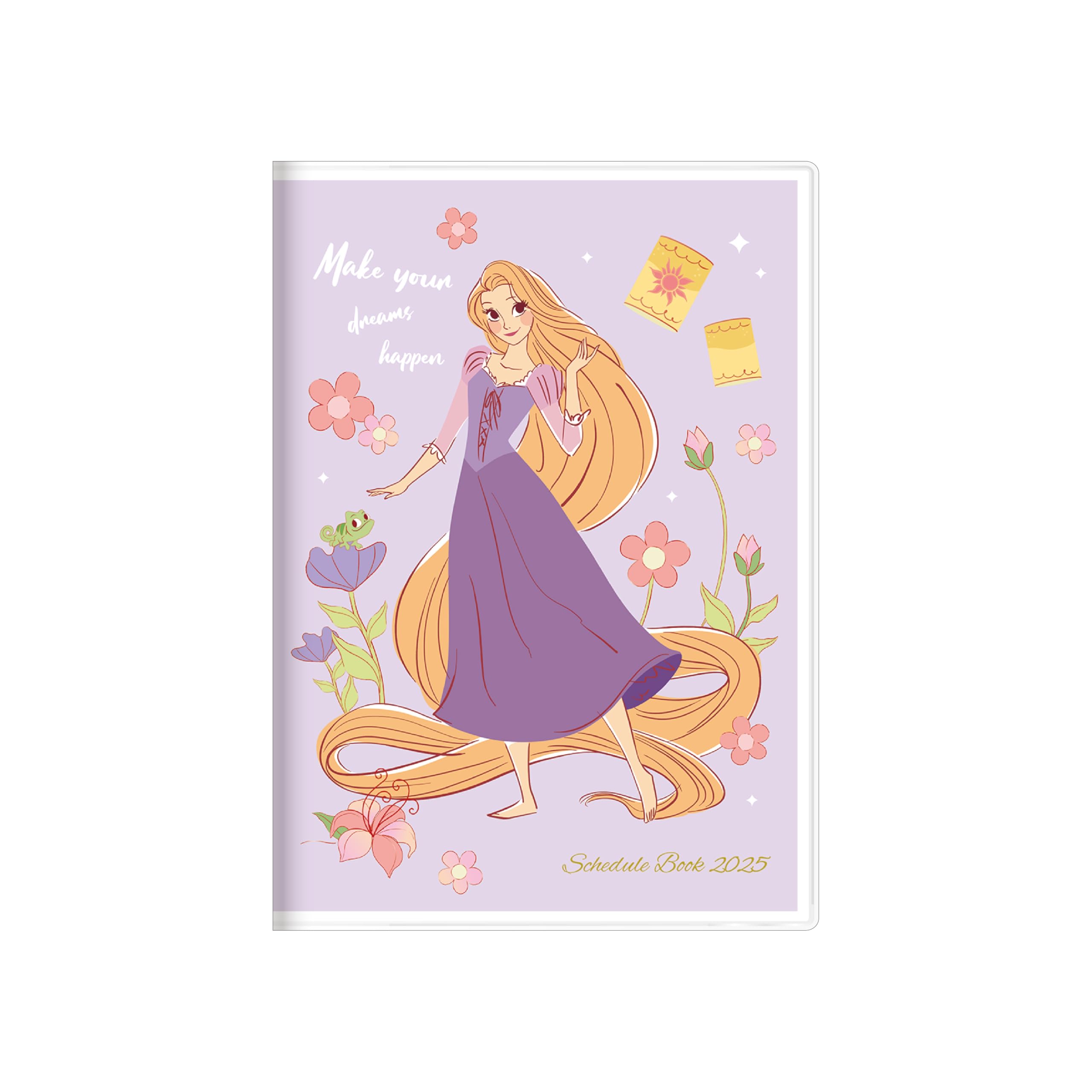 

Sunstar Stationery Disney 2025 Monthly S2958112 Planner, B6, Rapunzel,