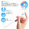 Touch Pen iPad Pen JAMJAKE Rapid Charging Stylus Pen Ultra Fine High Sensitivity iPad Pencil Compatible with Tilt Sensing/Magnetic Adsorption/Malfunct