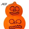 Light-Up Pumpkin Ornament Halloween Stacking Light, LED Light-up Decoration for Lantern Party, Glowing Hanging with Metal Ring Portable Light