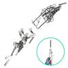 Fluorocarbon Leader, Fluorocarbon Fishing Leader with Swivels & Snap, Fluorocarbon Leader Line for Saltwater Freshwater