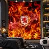 Wall Hanging Tapestry Middlesbrough Football Print Cloth for Living Room Bedroom Home Decor