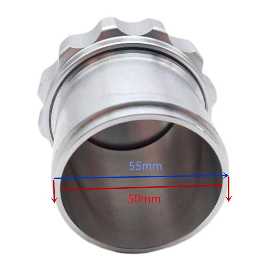 Aluminum Alloy 2 "ID Weld On Cap Neck Fuel Filler Tank Water Sump Splash Bowl