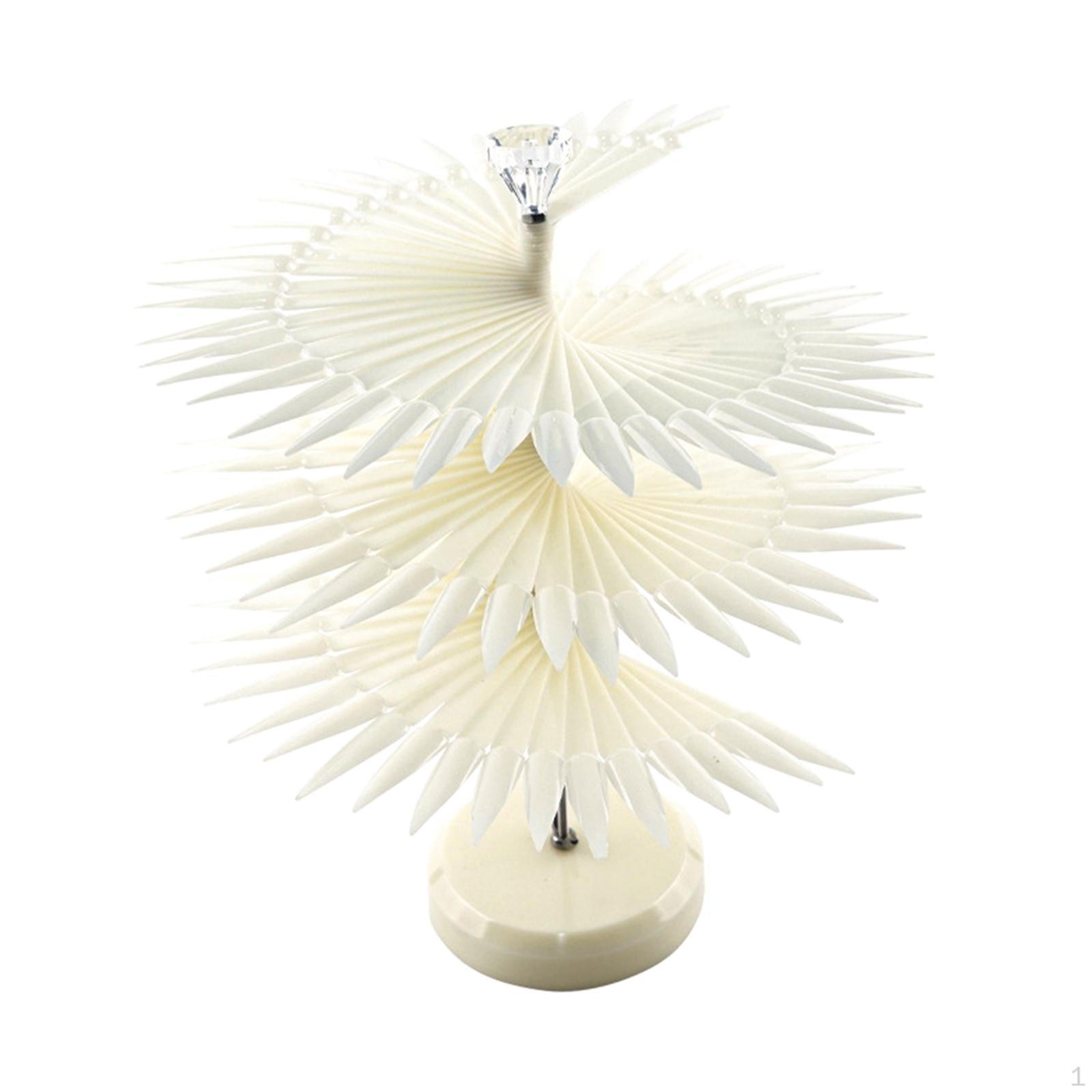 

Красочная стойка для дизайна ногтей для дома и салона natural pointed head