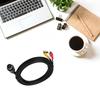 S Video Cable 10PIN To 3RCA Extension Splitter Clearly Transmission for Multiple Device Compatibility Home Entertainment