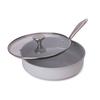 Deep Frying Pan, 26cm, with Lid. Suitable for Induction and Gas Stoves. PFOA and PFOS Free. Non-stick, Easy To Clean. High Heat Efficiency. Ideal for