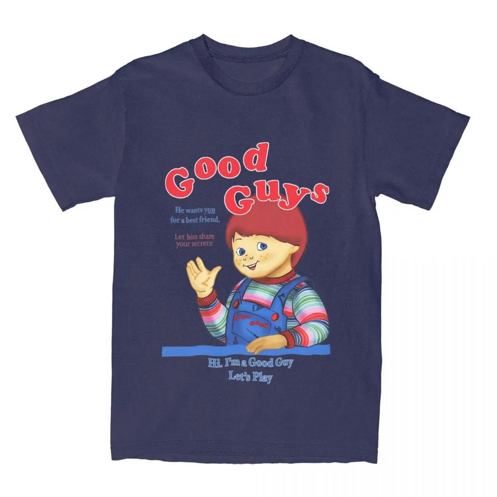 Alle Jahreszeiten Männer Frauen Gute Jungs Chucky Hemd Outfit T-shirt Kleidung Vintage T Shirt