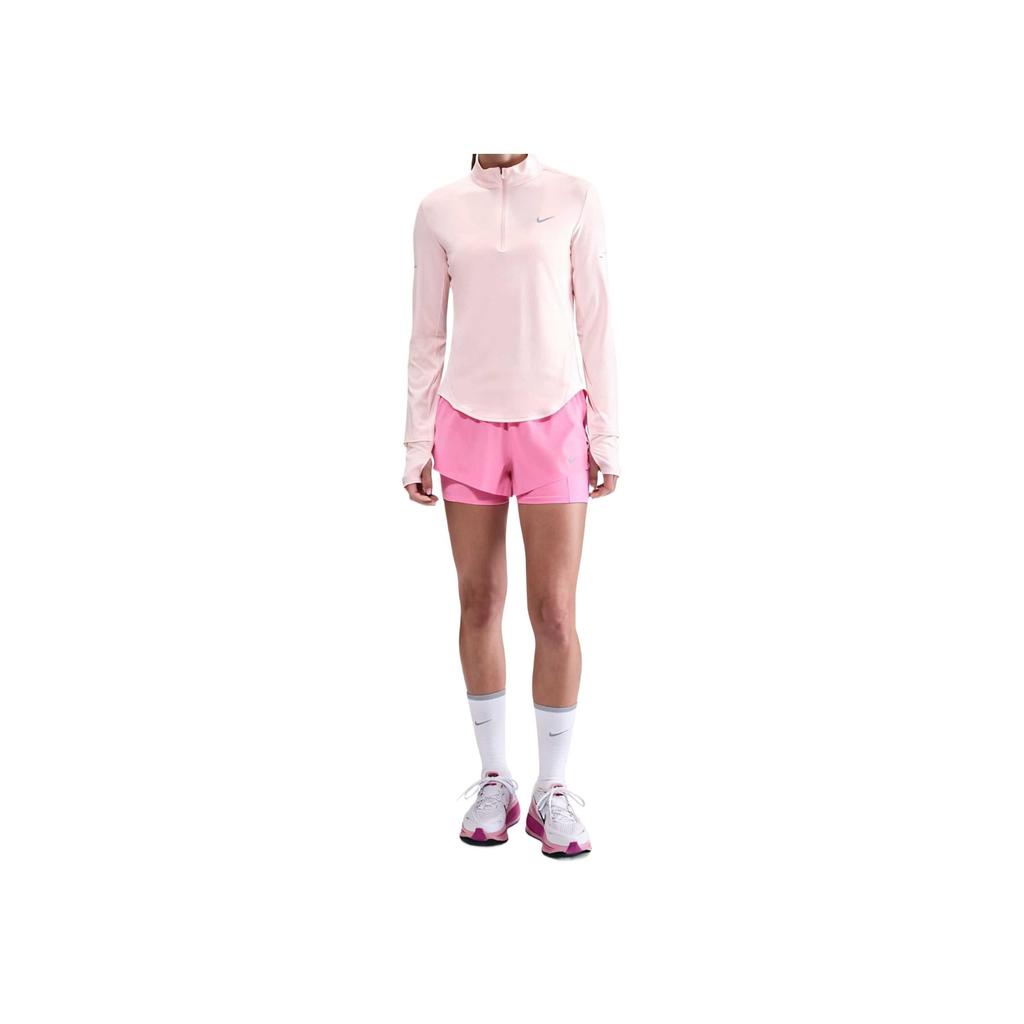Nike Dri-Fit Swift Mid-Rise Two-In-One Comfortable Solid Color Running Shorts Women Shorts HJ5376-675