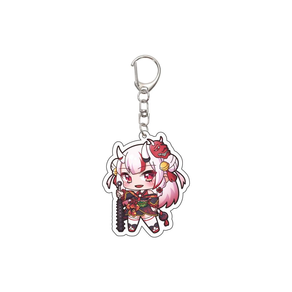 55MM Anime hololive Keychain Tokino Sora/Robocosan/Ōokami Mio/Shirogane Noel Key Chain Acrylic Model Plate Christmas Gifts