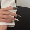 Heart Shape Nail Cover Adjustable Decorative False Nail Ring New Design Nail Ring  Photo Props