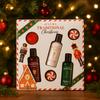 All'Aura X-Mass Bath Set Shower Gel 100ml, Body Balm 100ml, Bath Foam 100ml, Bath Bomb 2 X 15g, Body Wash